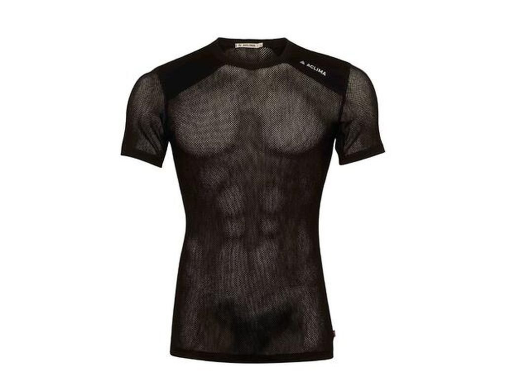 Ultra-light underwear Aclima WoolNet Light T-Shirt Man-Noir