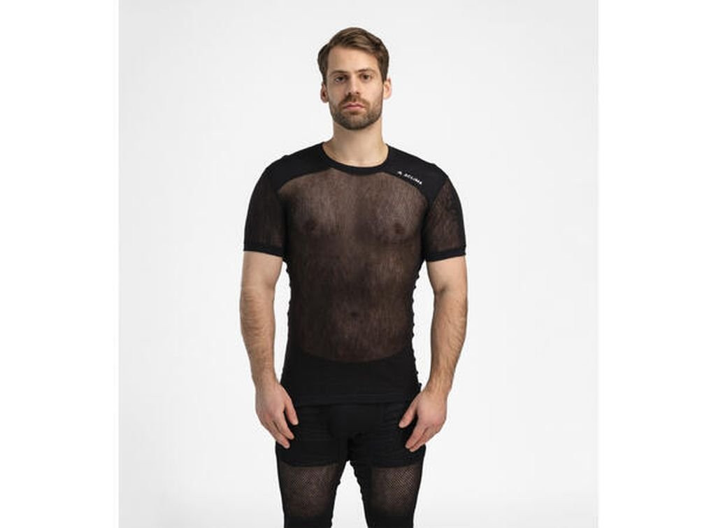 Ultra-light underwear Aclima WoolNet Light T-Shirt Man-Noir