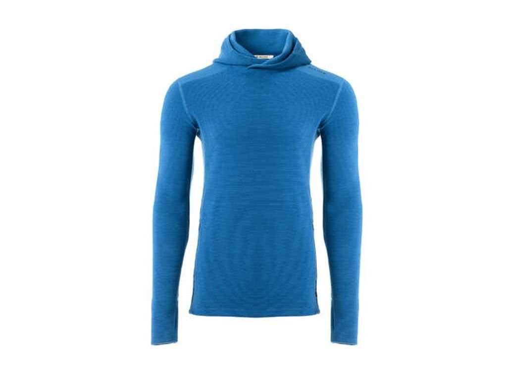 Sweat capuche chaud en laine mérinos Aclima StreamWool Hoodie Man-Bleu Corsair