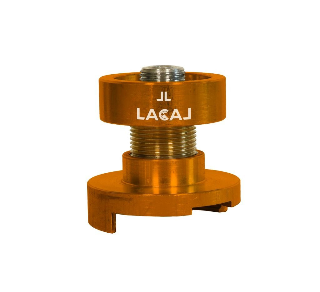 Lacal Adaptateur cartouche de gaz à valve clipsable