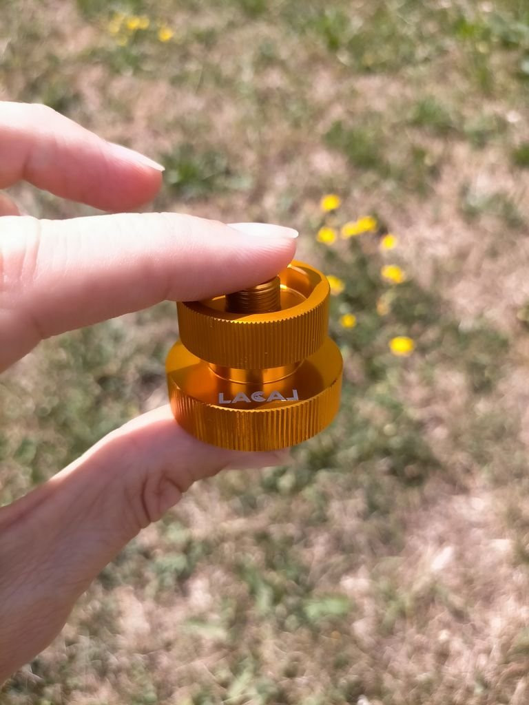 Adaptateur cartouche de gaz à valve clipsable Lacal Adapter G48