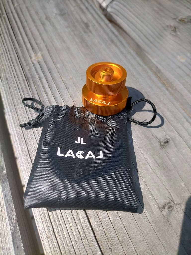 Adaptateur cartouche de gaz à valve clipsable Lacal Adapter G48