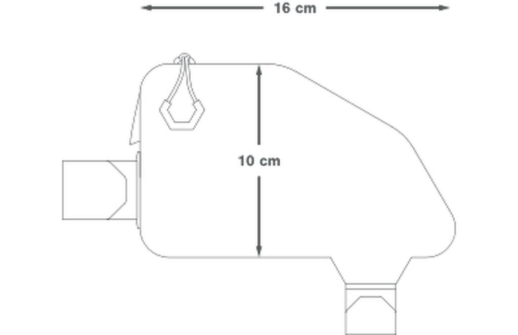 Small bikepacking bag Apidura Expedition Top Tube Bag - 0,5 L