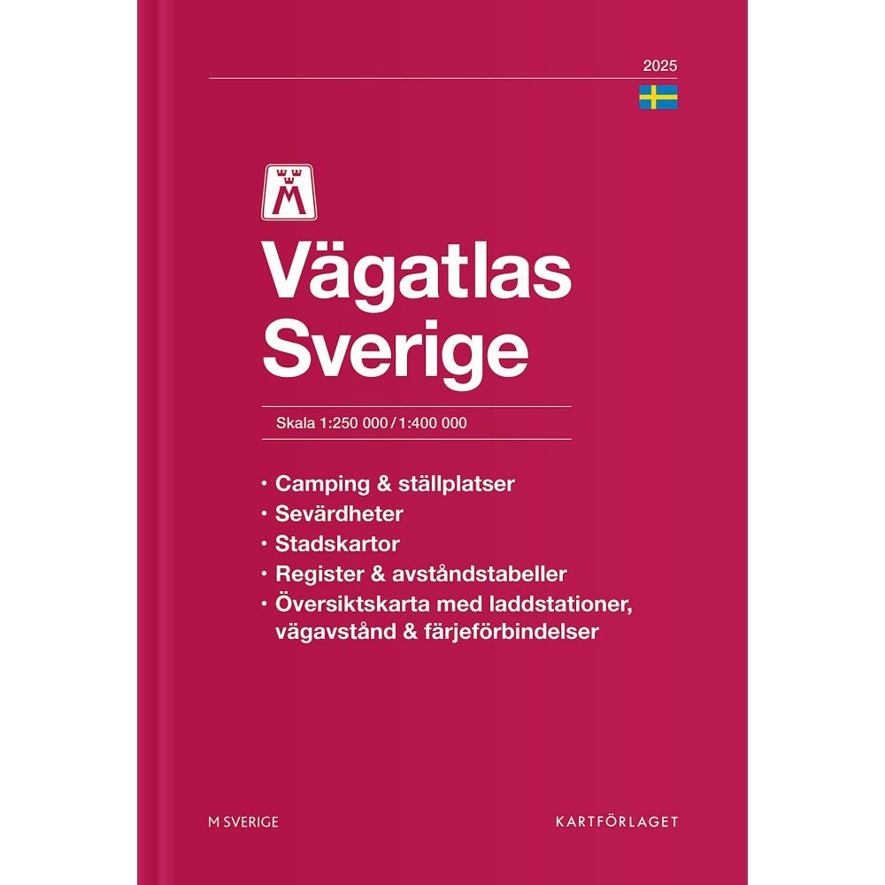Atlas routier Vägatlas Sverige