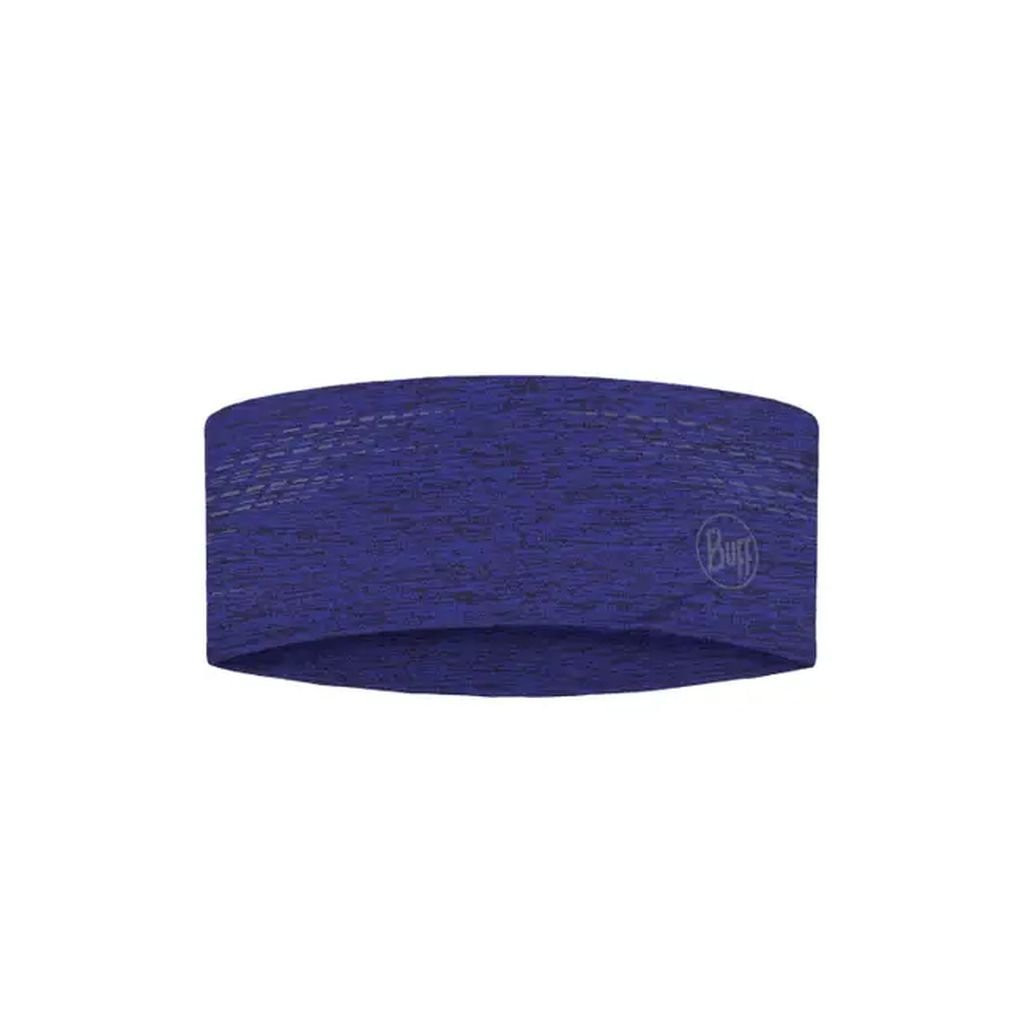 Lightweight, reflective headband  Buff Dryflx Headband-Violet/Solid Ultramarine