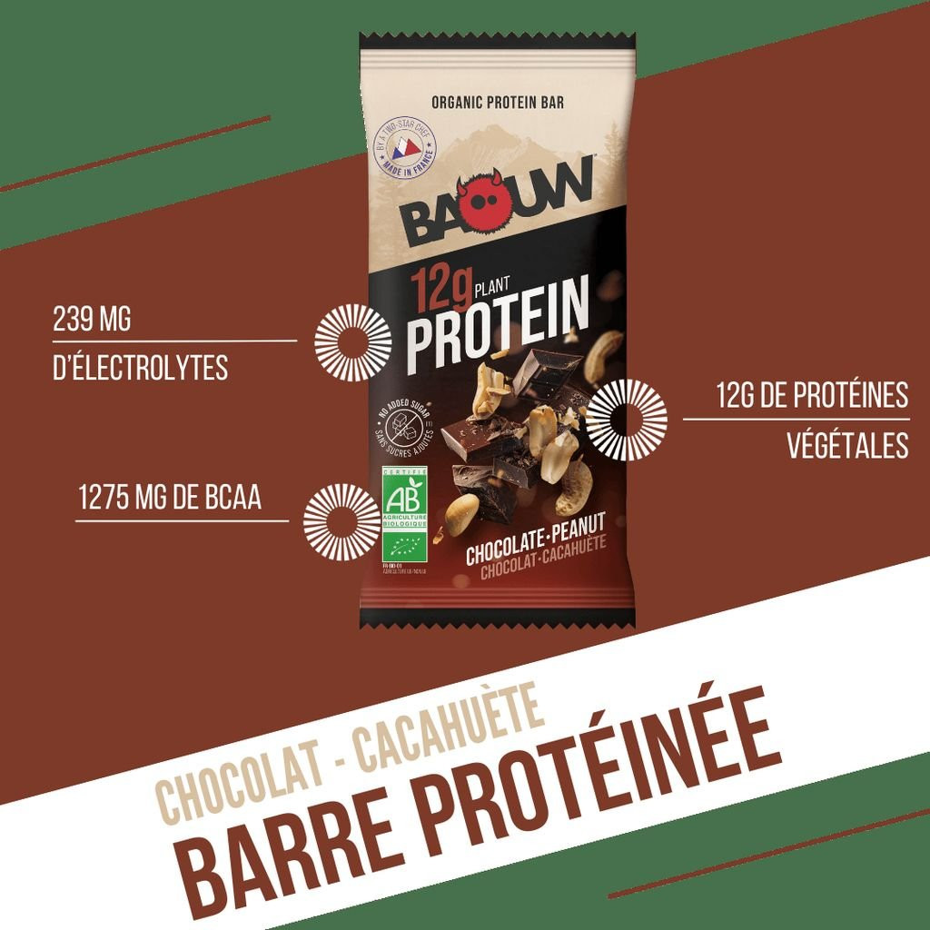Baouw Protein Bar Chocolate - Peanut