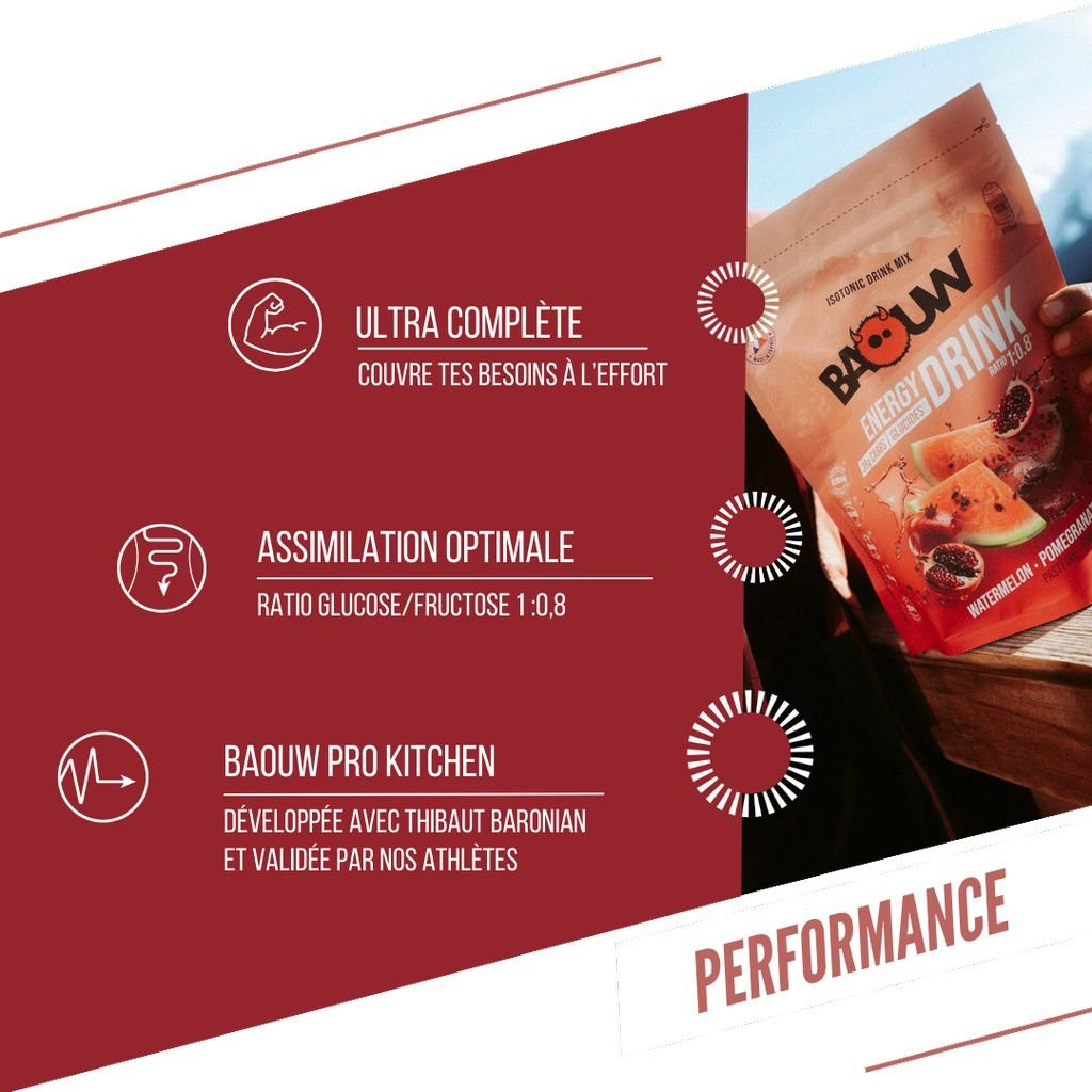 Baouw Energy Drink Watermelon-Pomegranate 45 g
