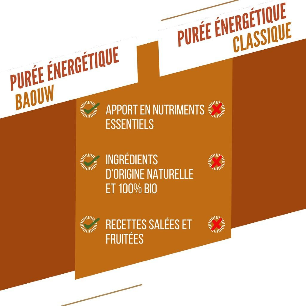 Baouw Purée Bio Cari de légumes