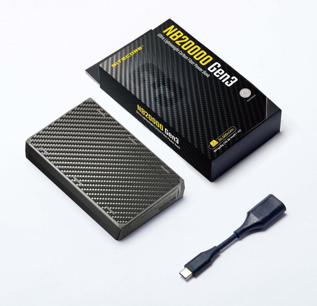 Nitecore NB20000 GEN3 Ultra Lightweight Power Bank