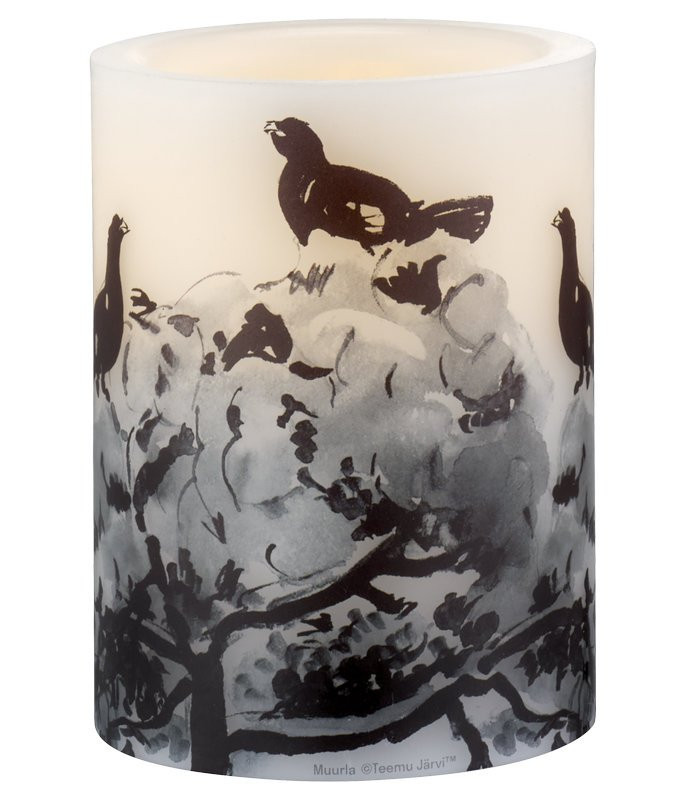 Teemu Järvi LED candle Winter Capercaillie 10cm