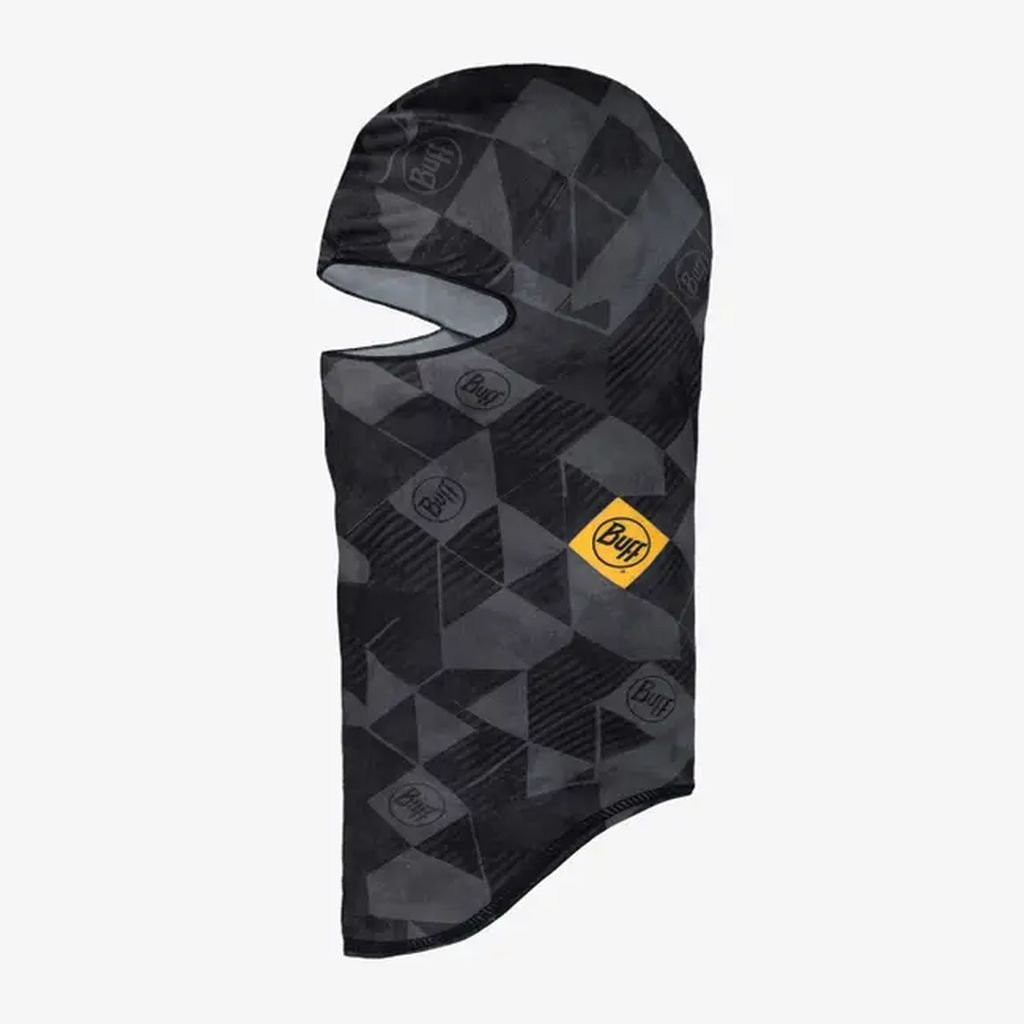 Thin, lightweight Buff Ecostretch Balaclava-Black/Grey