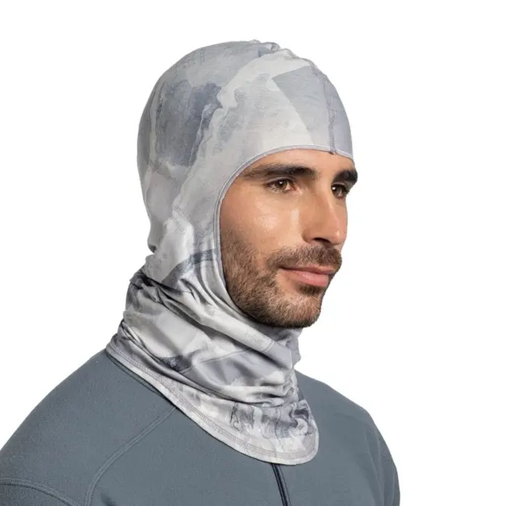 Thin, lightweight Buff Ecostretch Balaclava-Grey