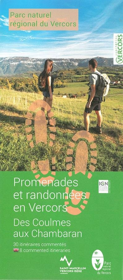 Carto-guide Promenades et Randonnées en Vercors Des Coulmes aux Chambaran