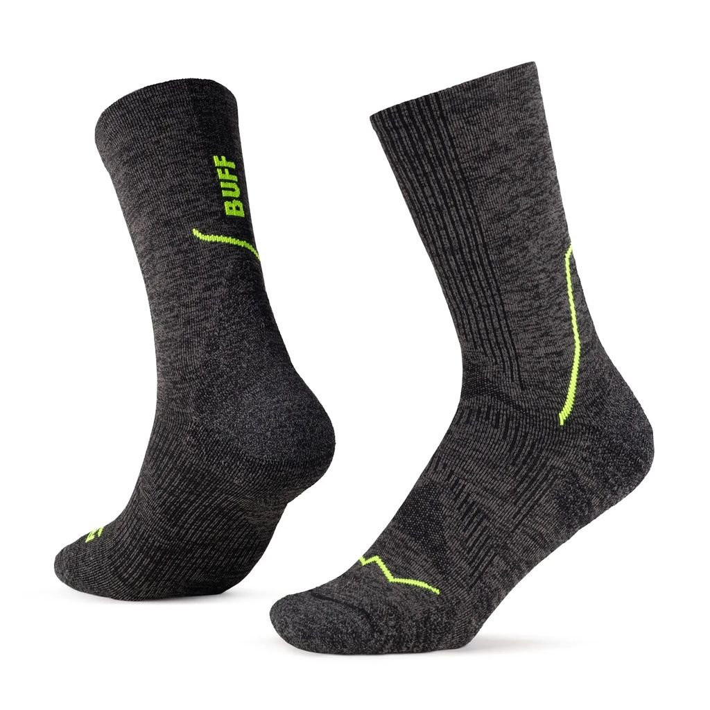 Buff DryFlx Crew Socks Noir / Black
