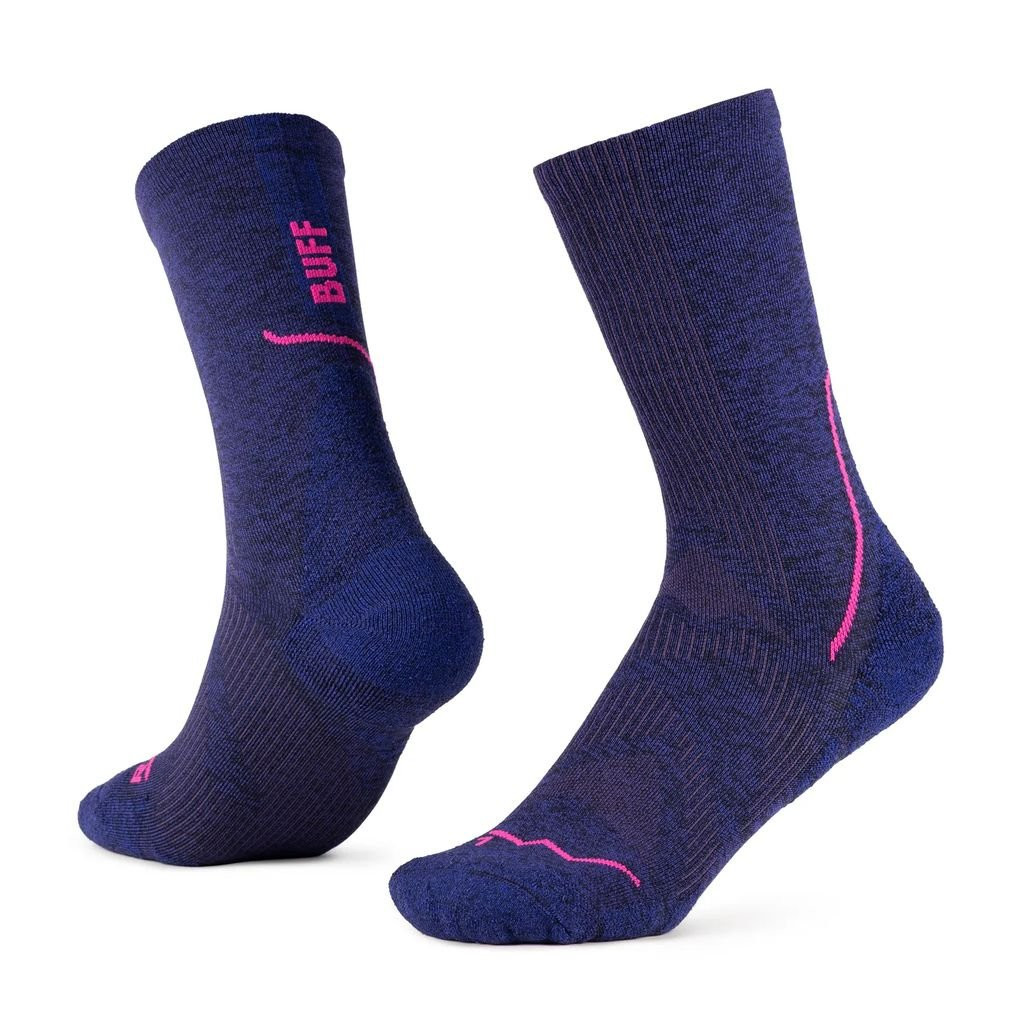Buff DryFlx Crew Socks  Violet / Purple