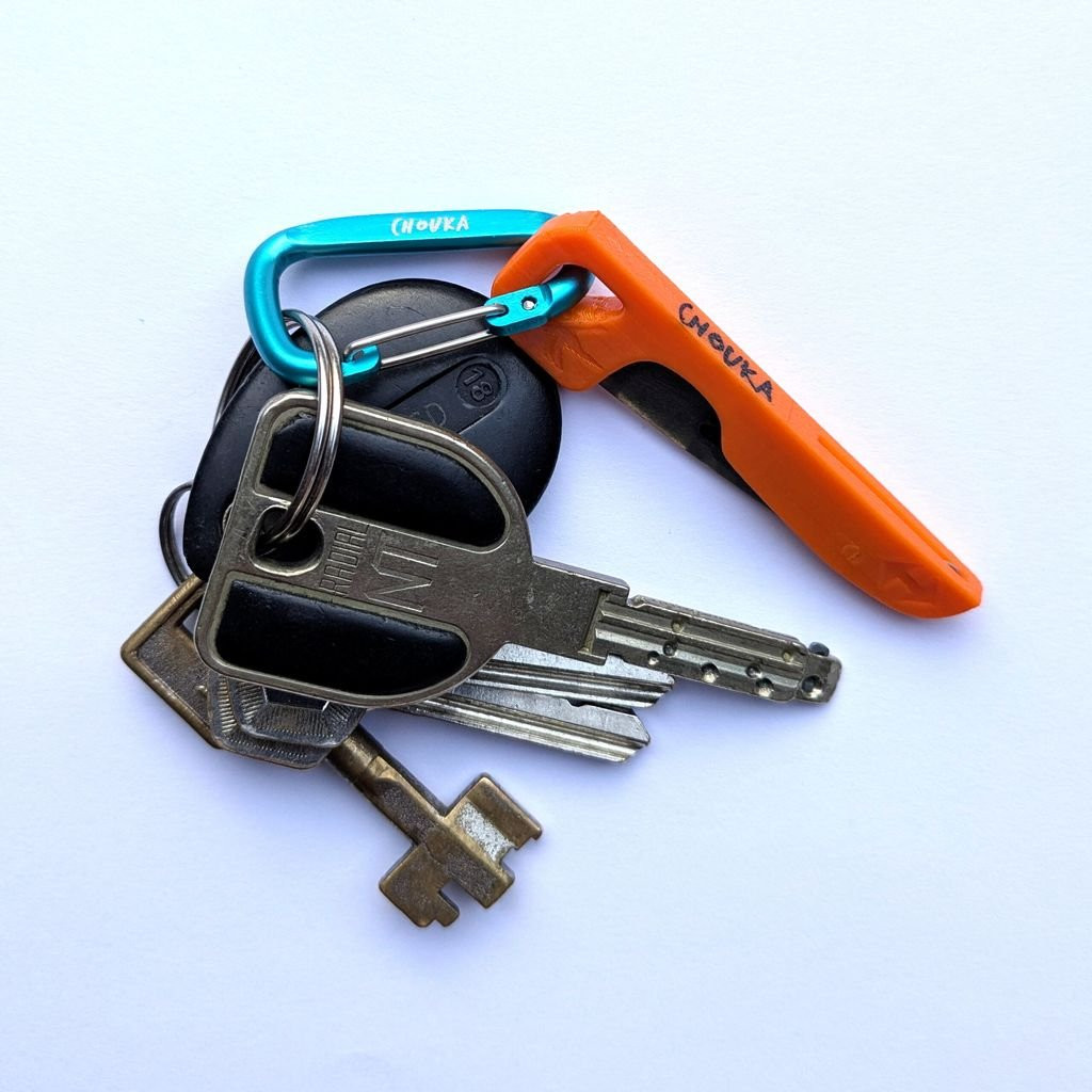 Mini climbing knife with rope cutter Chouka Chouk’oup