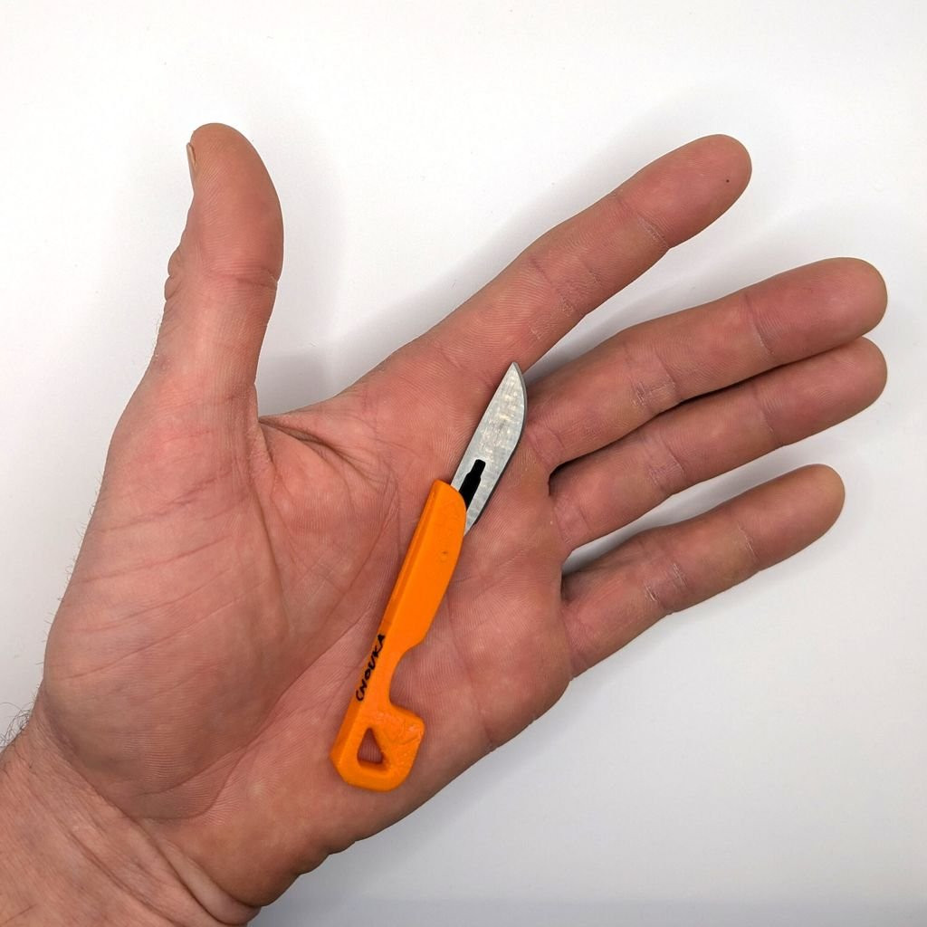 Mini climbing knife with rope cutter Chouka Chouk’oup