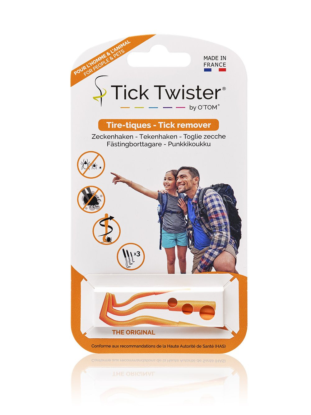 Lot de 3 Crochets anti-tiques Tick Twister