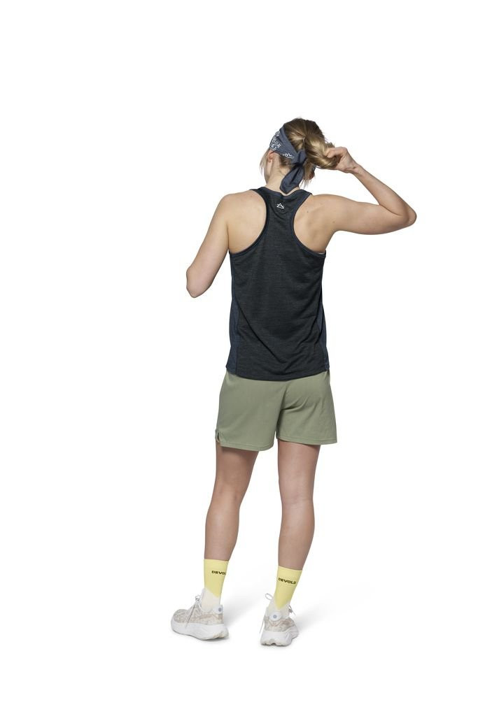 Ultra-lightweight merino wool tank top Devold Endurance Merino 130 Singlet Woman - Night