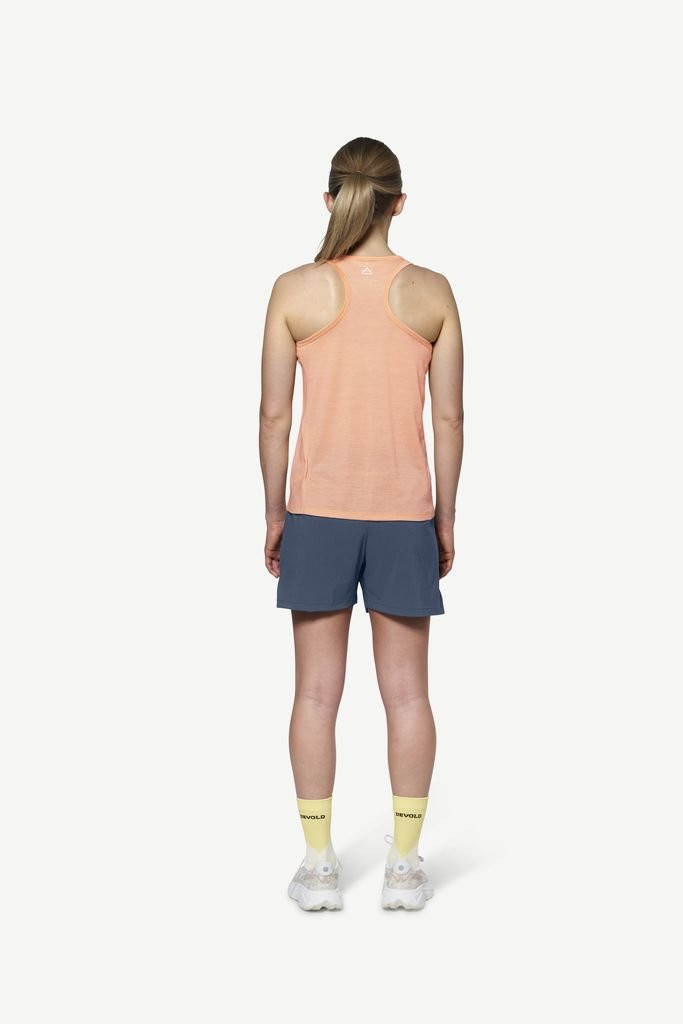 Ultra-lightweight merino wool tank top Devold Endurance Merino 130 Singlet Woman - Sunrise 