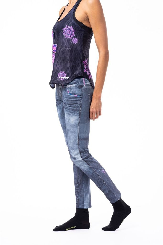 Tank top made from ultra-lightweight, breathable fabric Crazy Top Break Woman - Mandala