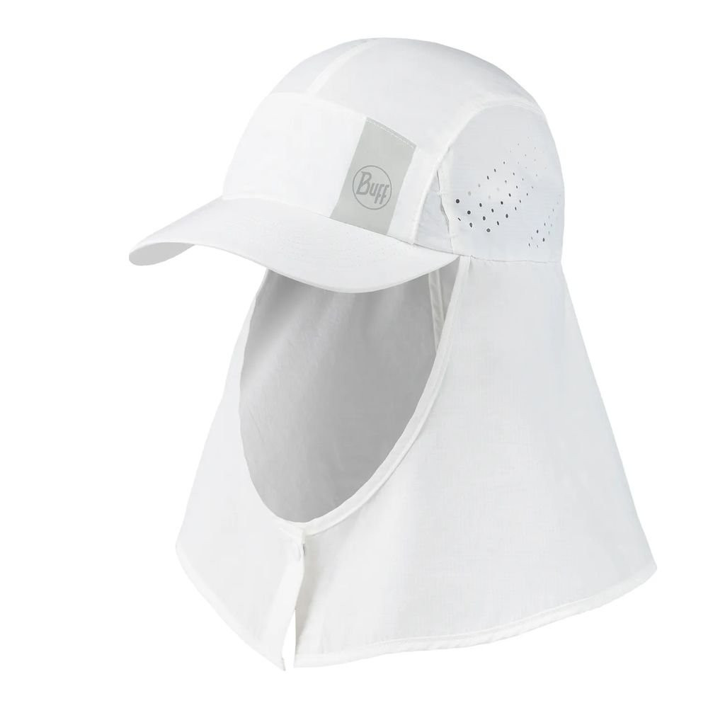 Buff Desert Cap - Solid White