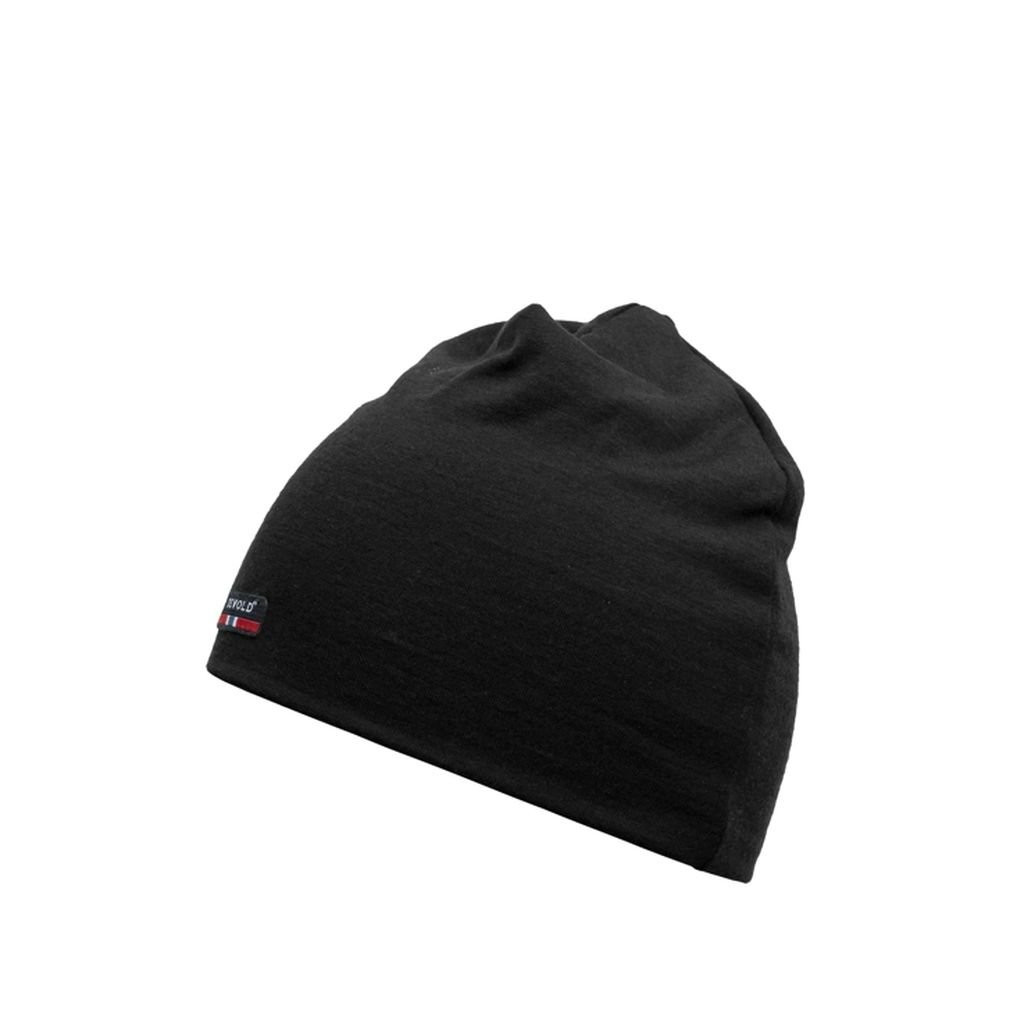Fine merino wool hat Devold Breeze Merino 150 Beanie-Black
