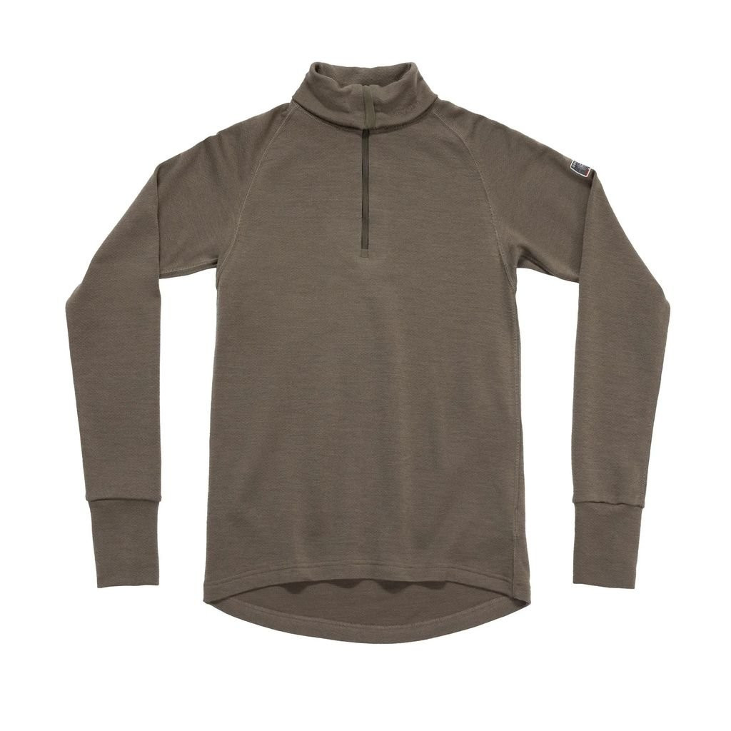 Devold Expedition Merino 235 Z.Neck Woman - Tarmac
