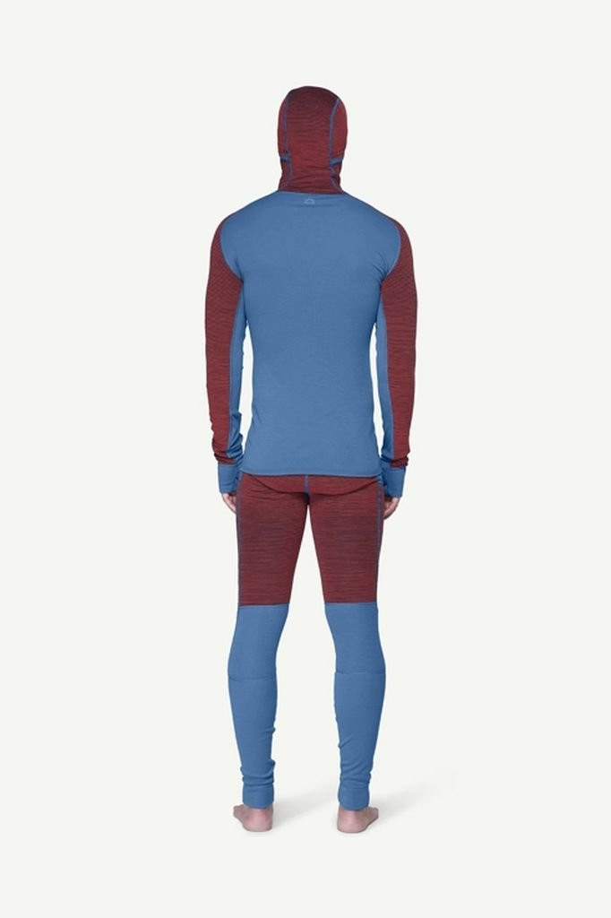 Sous-vêtement manches longues en laine mérinos Devold Tuvegga Merino Hoodie Man - Cayenne