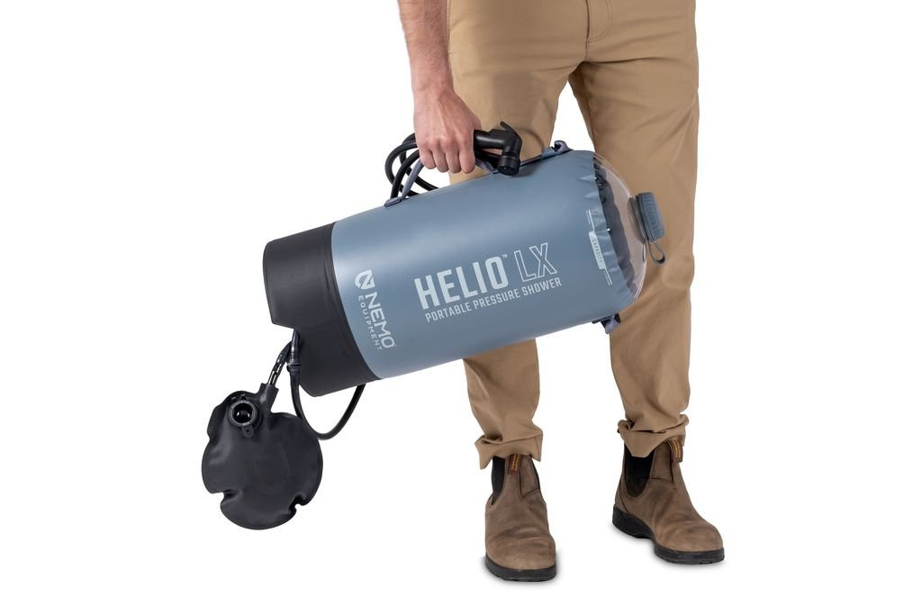 Nemo Helio LX Pressure Shower - 22L - Portable shower for hiking and camping