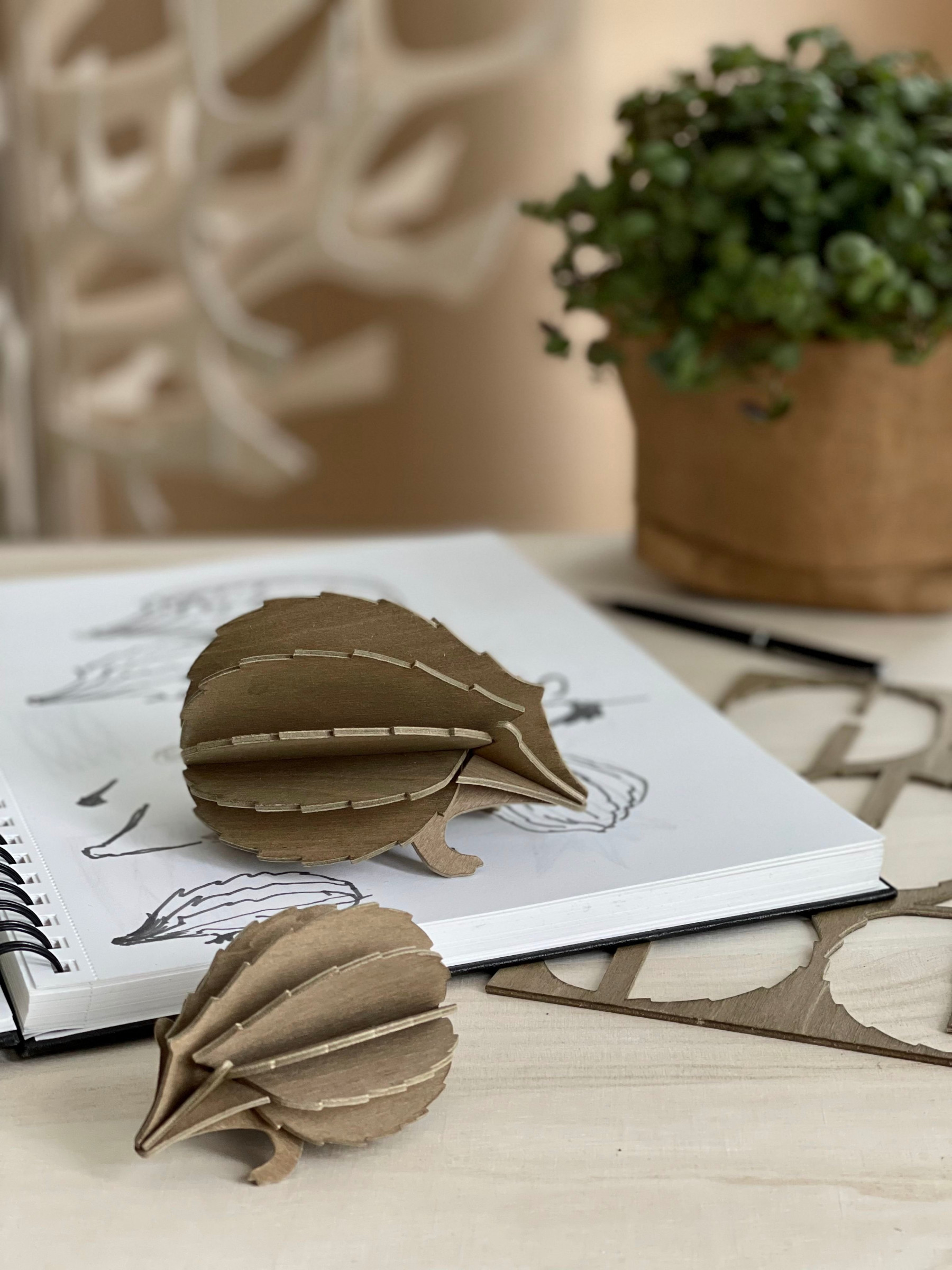 Hérisson en bois Lovi Hedgehog