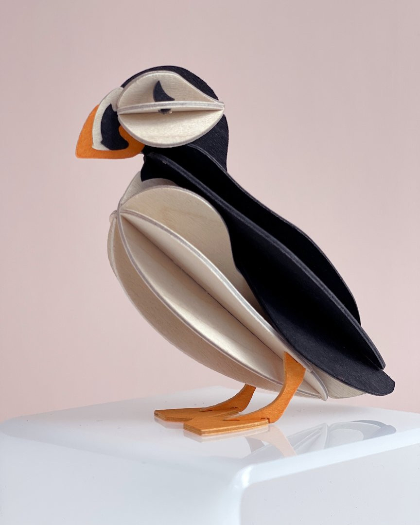 Macareux moine en bois Lovi Puffin