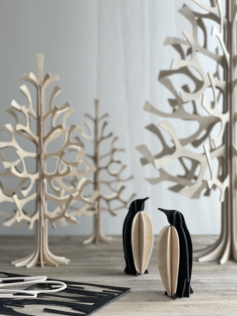 Manchot en bois Lovi Penguin