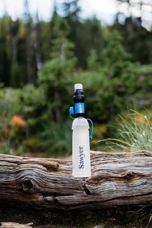 Filtre à eau Sawyer Squeeze + Cnoc 1 Liter Bottle