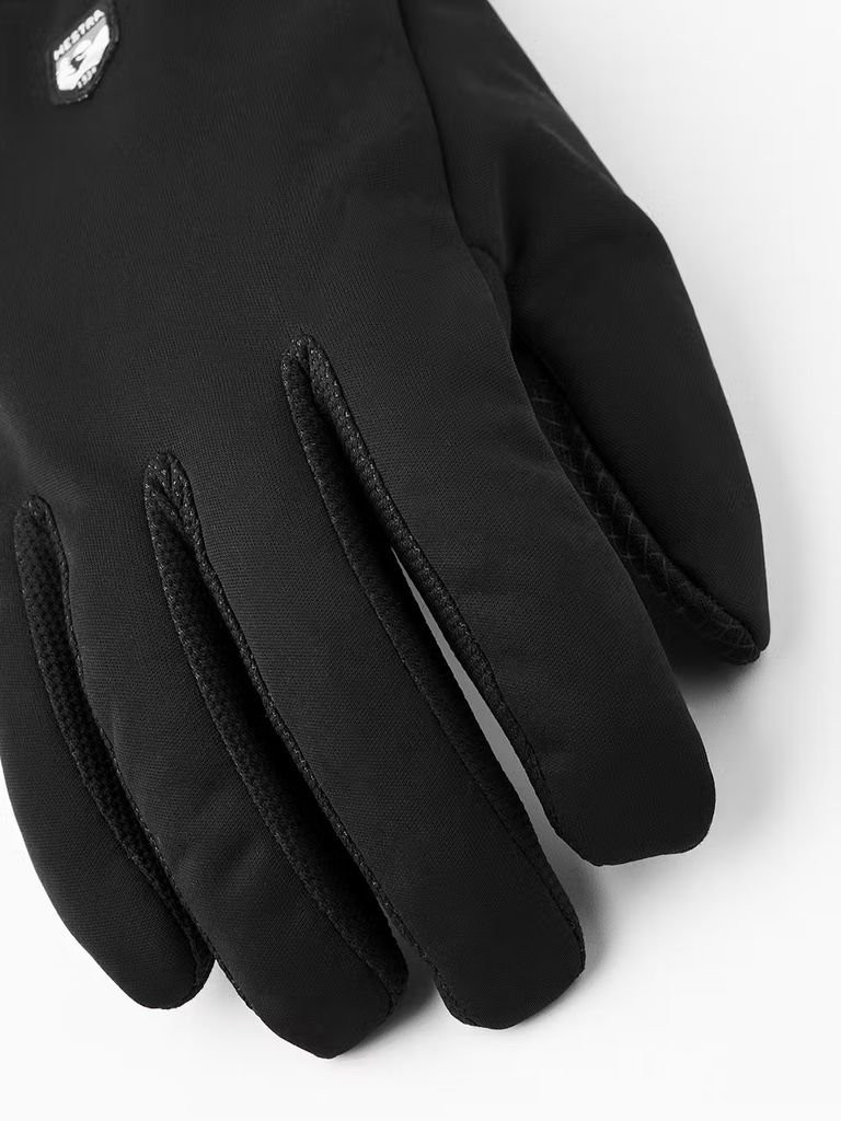 Warm tactile fleece gloves Hestra Windshield Liner Gloves-Noir