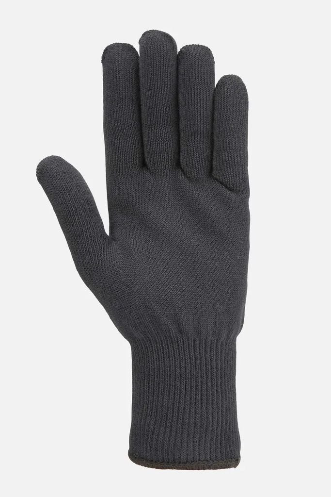 Gants chauds et légers en Thermolite® Rab Stretch Knit Gloves-Noir