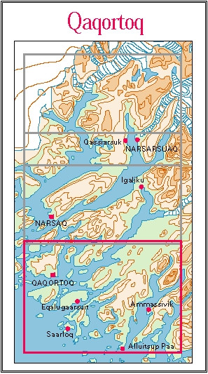 qaqortoq tourist map