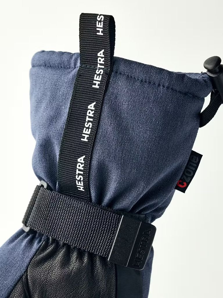 Warm, waterproof Hestra CZone Mountain Mitt in leather