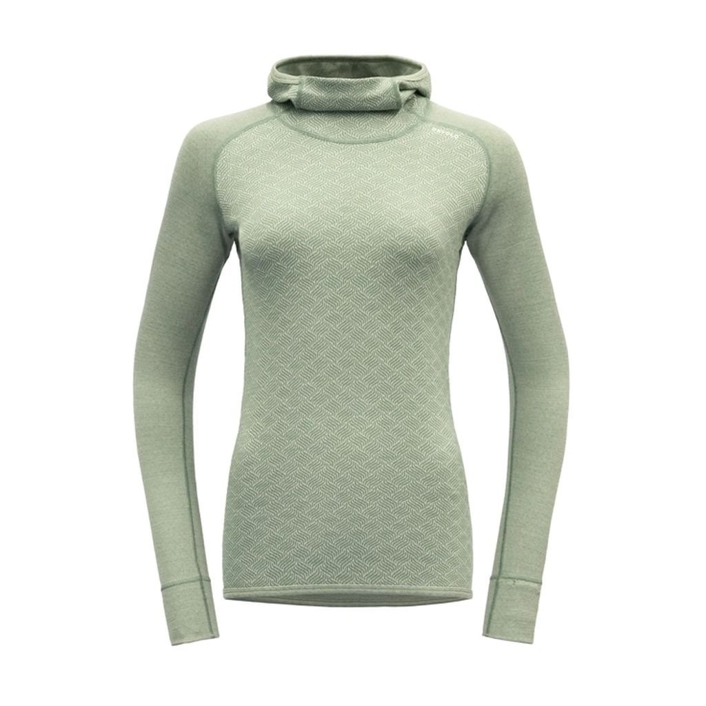 Soft, comfortable underwear Devold Kvitegga Merino 230 Hoodie Woman-Raw White