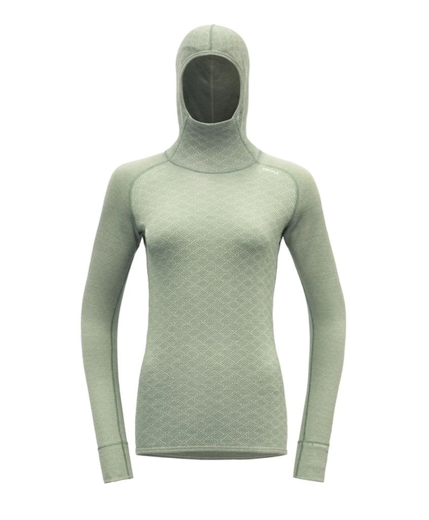 Soft, comfortable underwear Devold Kvitegga Merino 230 Hoodie Woman-Raw White