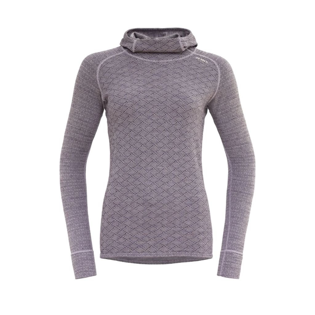 Soft, comfortable underwear Devold Kvitegga Merino 230 Hoodie Woman-Orchid