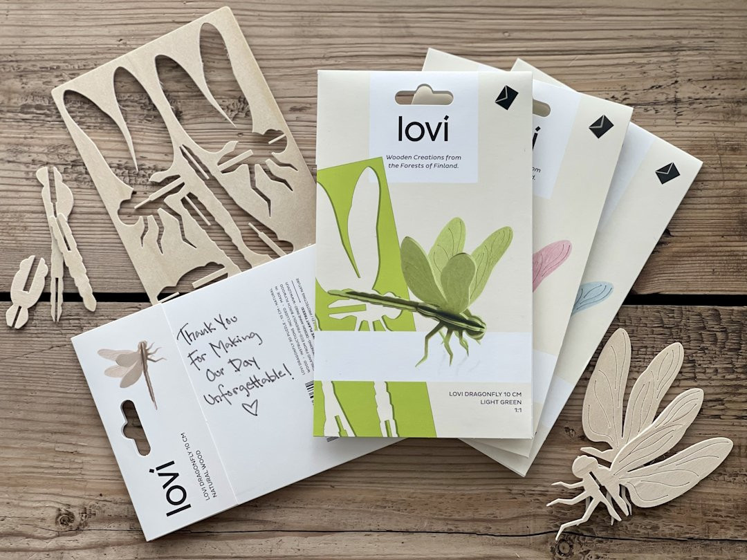 Libellule en bois Lovi Dragonfly