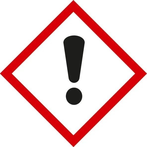 GHS07 - Exclamation Mark: Health hazard/Hazardous to the ozone layer
