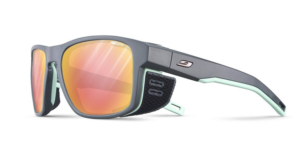 Julbo Shield M Mat - Gris / Vert Pastel // Mat - Grey / Pastel green