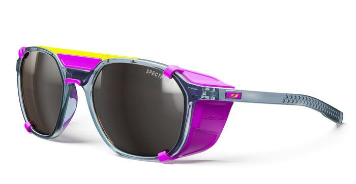 Julbo Slack Cover Translucide brillant - Bleu / Rose Fluo // Translucent gloss - Blue / Fluorescent Pink