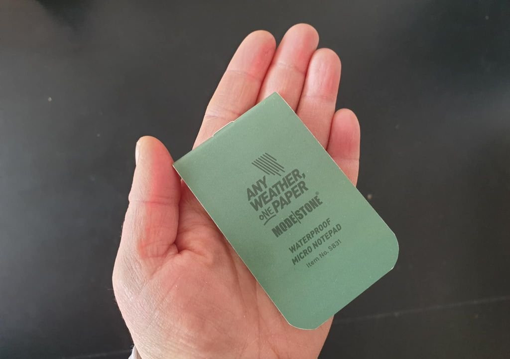 Modestone Waterproof Notepad 76x130mm 60 Pages - Military Notebook Any Weather E - Foto 5