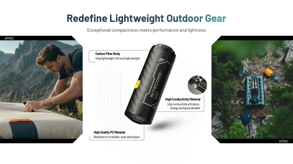 Nitecore Air Pump Carbon AP05C