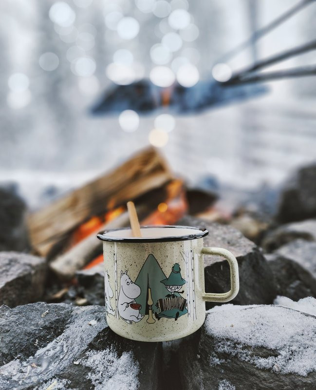 Mug émaillé Enamel mug 8dl Campers - Camping