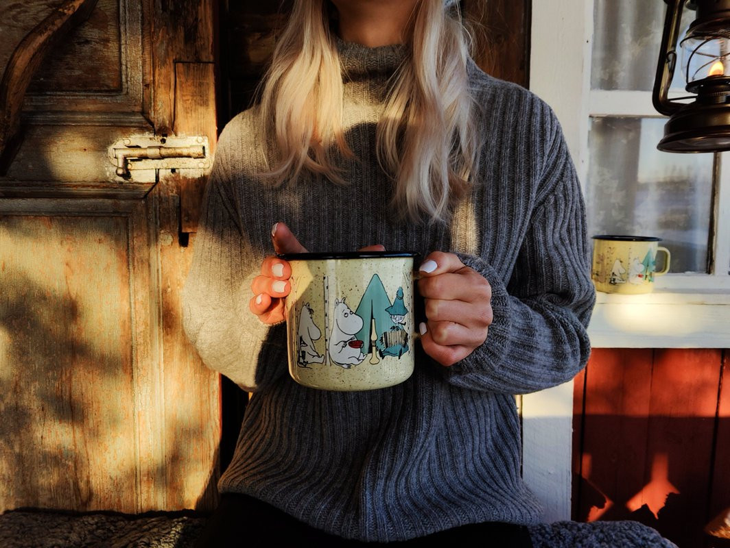 Mug émaillé Enamel mug 8dl Campers - Camping