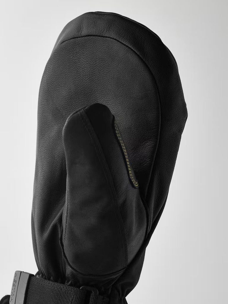 Warm, waterproof leather mittens Hestra Army Leather Gore-Tex Mitt-Black